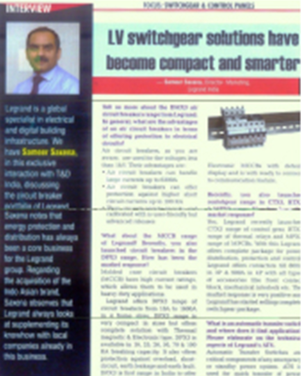 Interview With Sameer Saxena